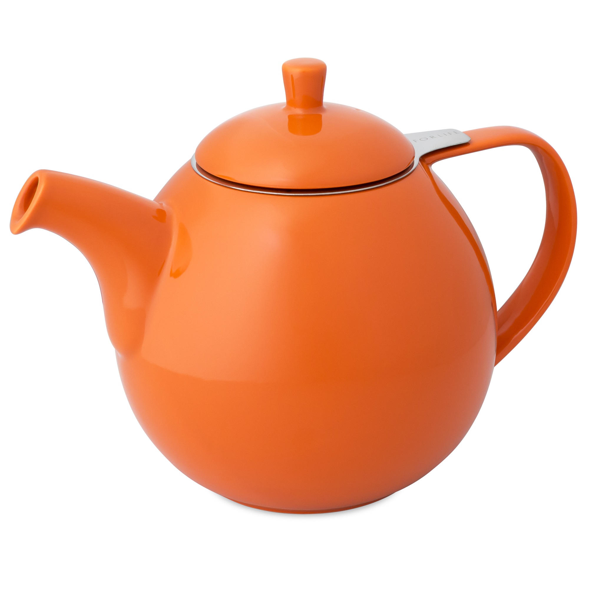 Curve Teapot 24oz Carrot