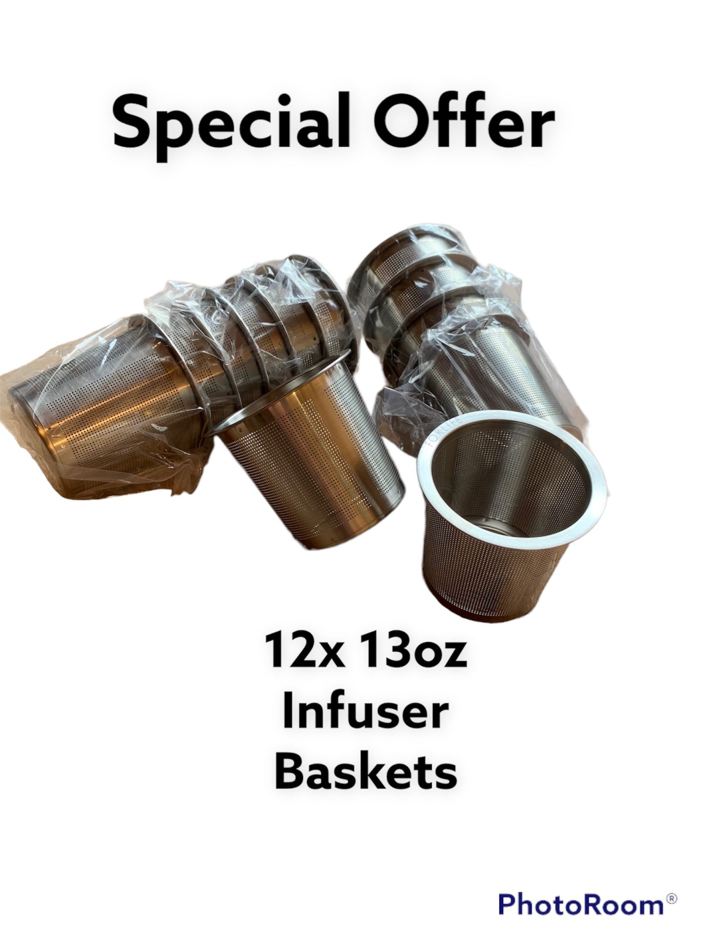 Stump Teapot Infuser Basket x 12